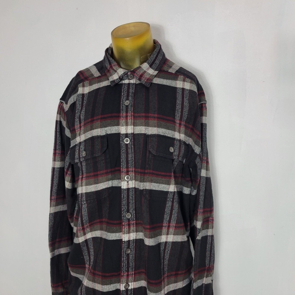 Woolrich Men's Plaid Button Up Shirt Sz XL
